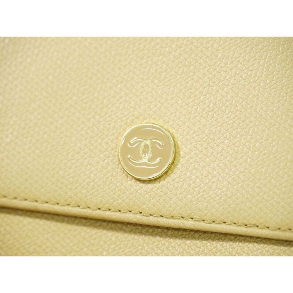 Authentic Chanel Coco Mark Coco Button Trifold Fo… - image 6